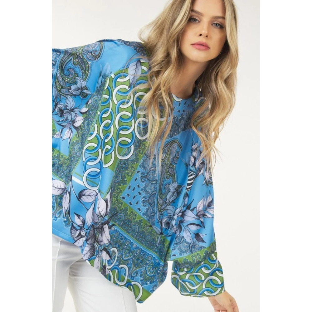 Multi Color Print Top - Picture 5 of 10